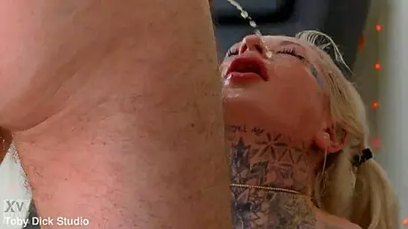 Piss in Gape and Drinking with Easter Bunny Lila Storm Ass Fucked with Carrots and Smacked Hard