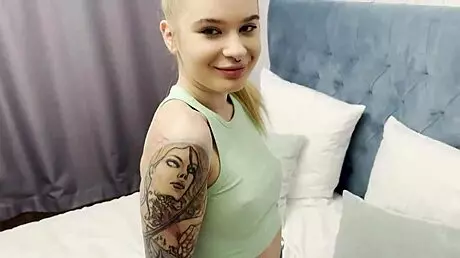 dude, my hot blonde roommate can’t stop sucking my cock