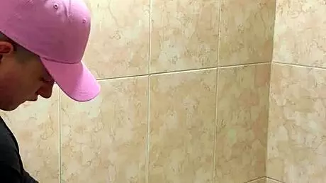 Students caught in steamy bathroom action, forbidden thrill