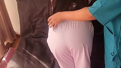 I got a nurse to bang in the waiting room, wow!