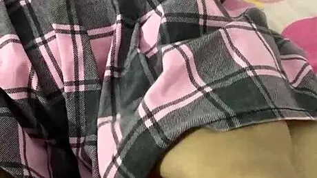 home video of teen in miniskirt asks master for anal sex