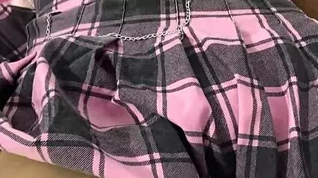 home video of teen in miniskirt asks master for anal sex