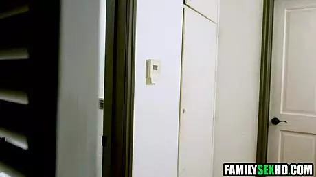 18yo stepniece loses virginity to sleazy stepuncle in taboo blowjob scene