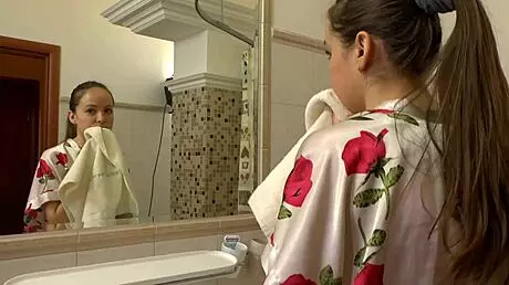 watch me shave my tight brunette pussy in a steamy shower scene. enjoy every wet moment of this solo teen 18+ show.