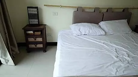 the stepsister rented a hotel with one bed?