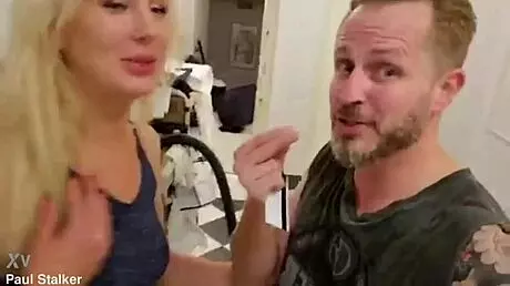 emily ross gets her ass worshiped and licked backstage after shooting