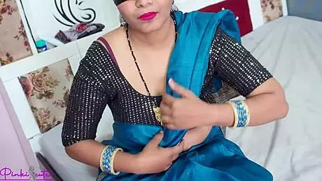 Damn! Ravinadesi loves butt plug while Devar fucks her hard!