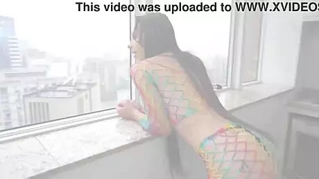 Gih Spanic takes five huge cocks?