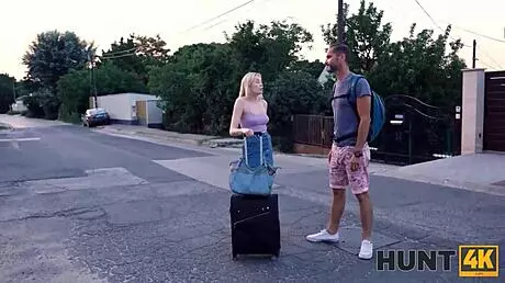 Hunt4k Shows Dirty Girl in Passionate Public Sex for Cash with Outdoor Cuckold Action