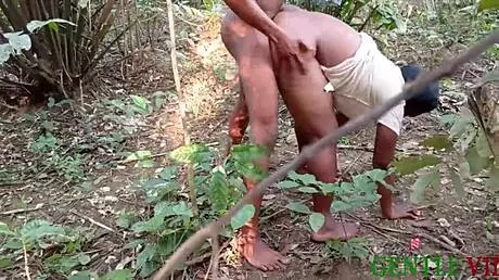 Fat teen gets fucked doggystyle by big black cock on ranch.