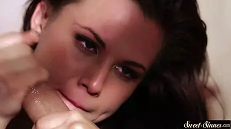 Watch This Classy Teen Deepthroat Dick! So Hot!