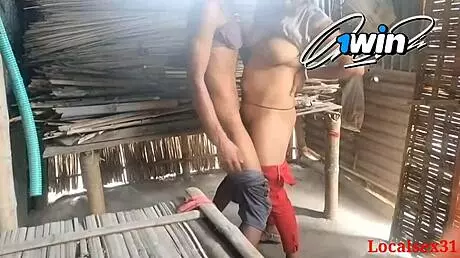 Village Wife Gets Anal Fuck Outdoor on Ranch.