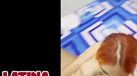 this latina camila fernanda gets her tiny asshole gaped by monster white cock in homemade casting 😈