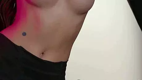 roxy ferrari, the bombastic naked latina teen, welcomes the new year with her big tits and shaved pussy on display