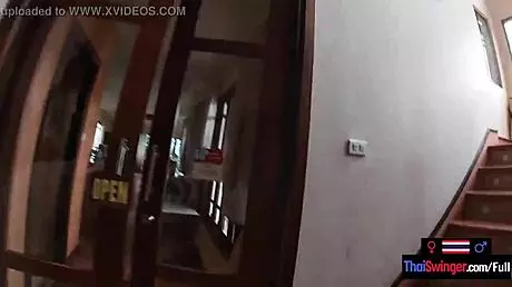 hey, this amateur teen 18+ couple travels and fucks in the thai mountains