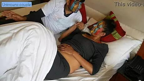 Room service guy Ravi visits horny Rachna again to fulfill her wild fantasies involving rough sex, deepthroat, and domination