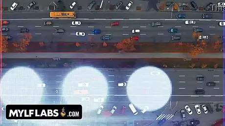 does the policewoman teach two lovers about respecting authority?