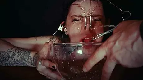 Emo Bondage Whore Faces Tied And Punished With Piss