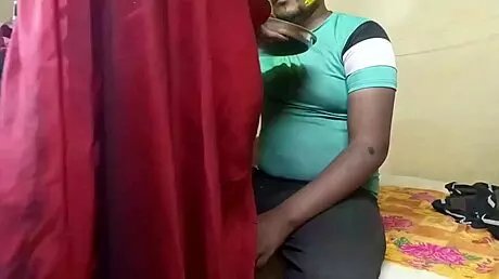 first time holi celebration with neighbour's wife