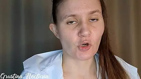 Toxic russian doctor dominates during examination