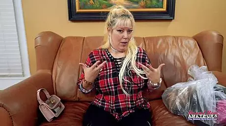 Busty Cute Blonde Nikki J Engages In Oral Activities And Receives Attention To Her Intimate Areas