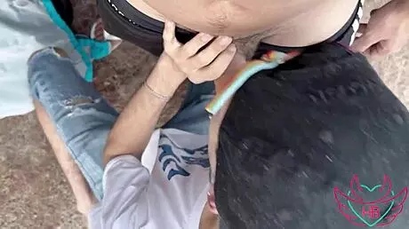 Novinho Safado Tomou Leite Na Praia