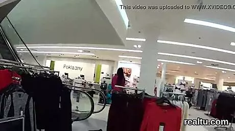 Striking Czech Cutie Seduced In Mall